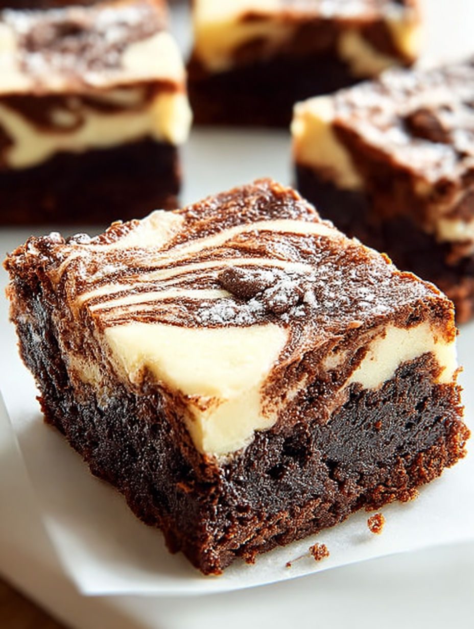Brownie z sernikowym marmurkiem - jedna forma, 55 minut i wygląda jak z cukierni, choć robi się to samo
