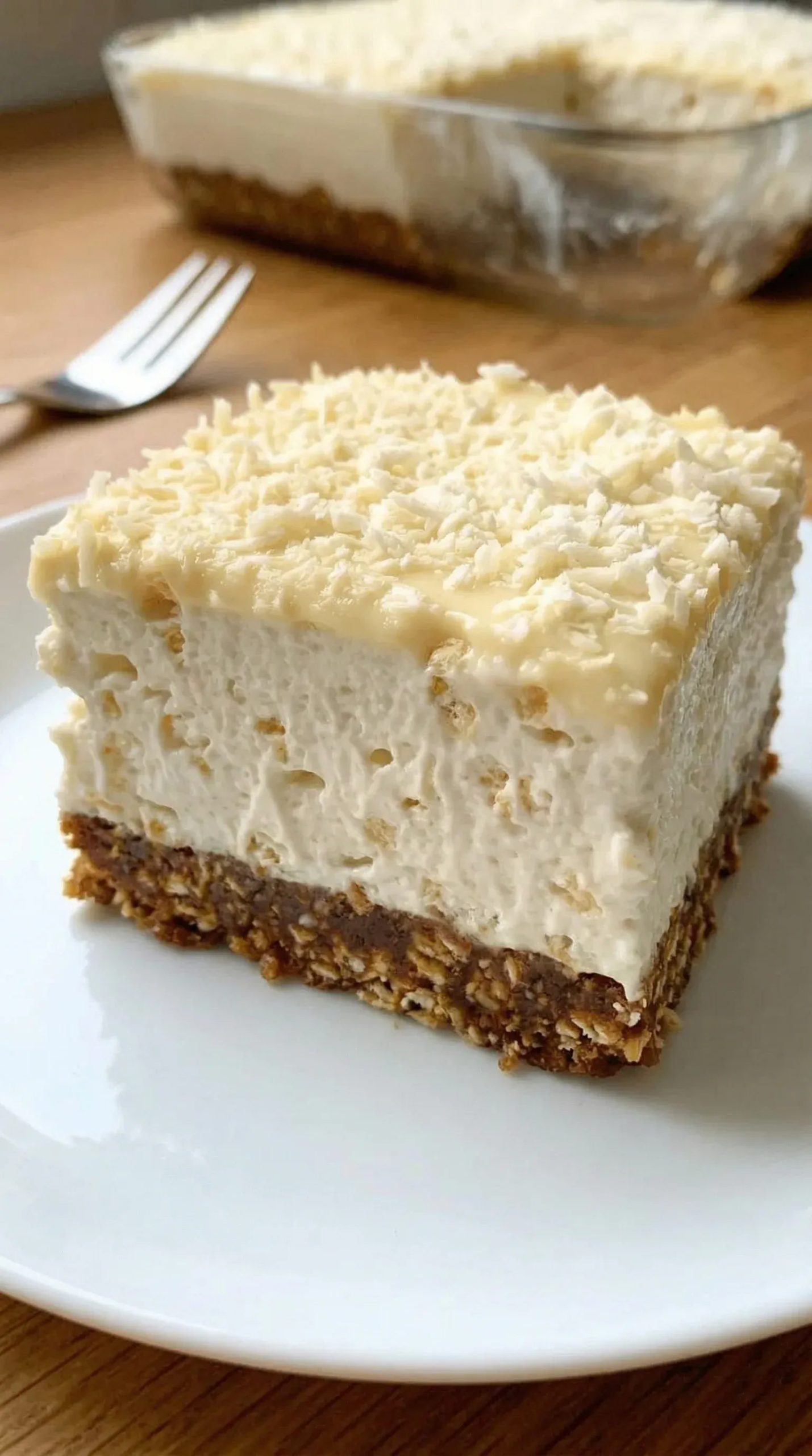 Ciasto princessa bez pieczenia - na daktylowym spodzie, z chrupiącymi waflami w masie, nastawiam wieczorem i rano jest gotowe