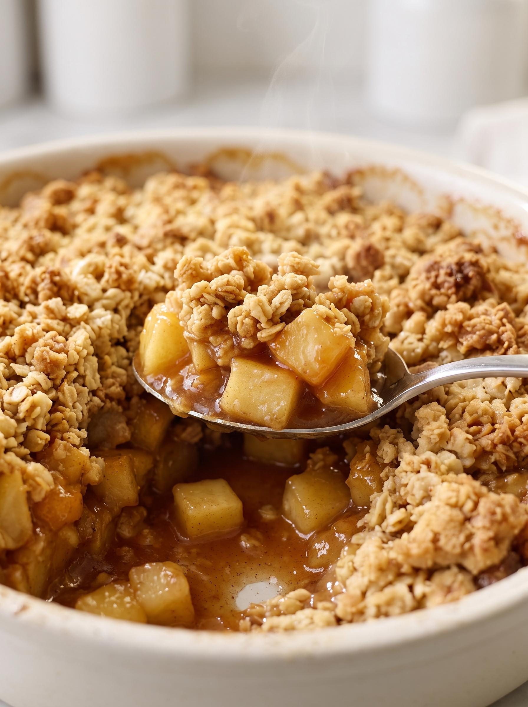 Crumble jabłkowe z maślaną kruszonką - 30 minut od obranego jabłka do złotej blachy, a w całym domu pachnie jak w niedzielę