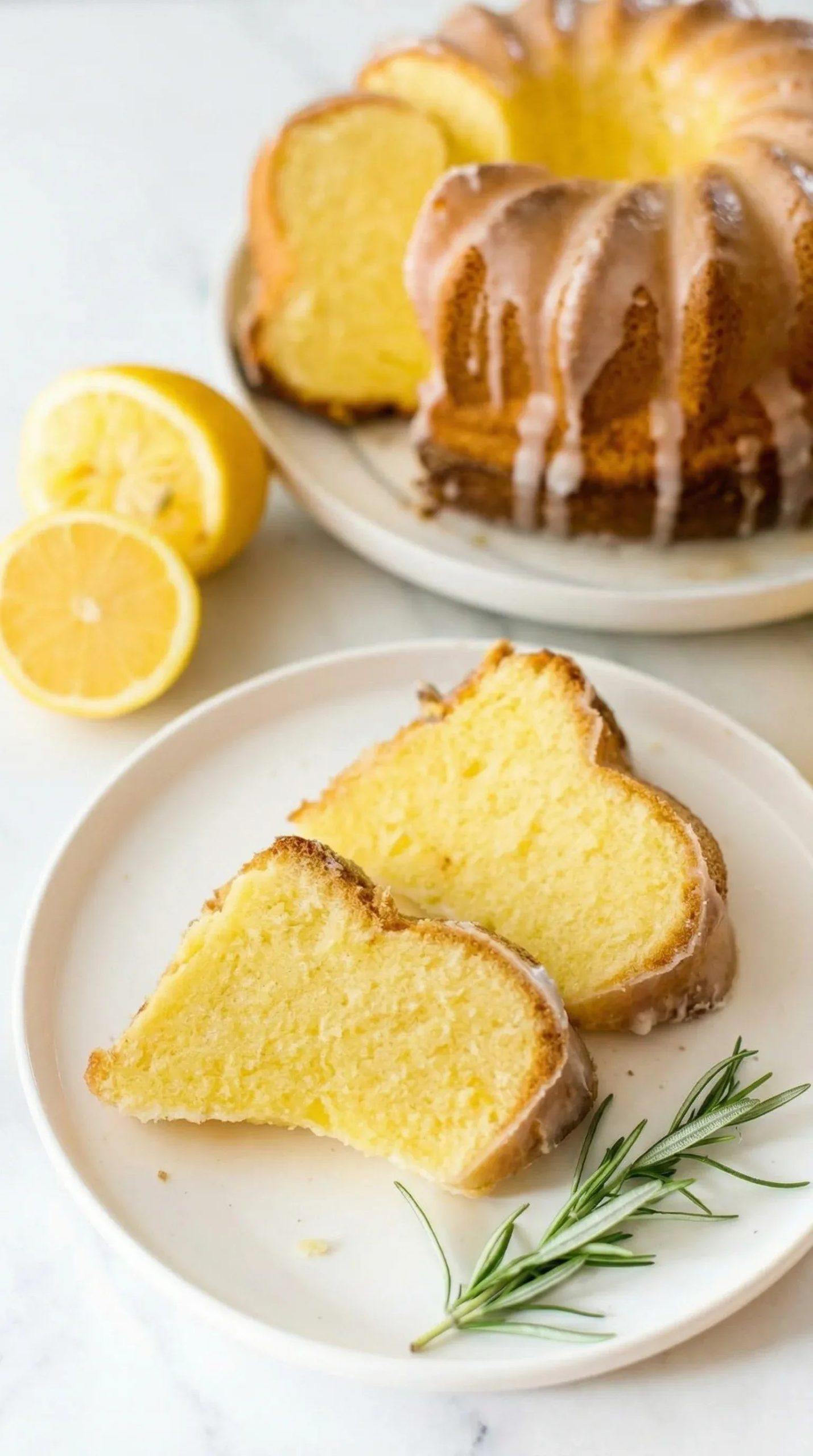 Cytrynowa babka na Wielkanoc - lukier wsiąka w gorące ciasto, dzięki temu jest wilgotna jeszcze trzeciego dnia