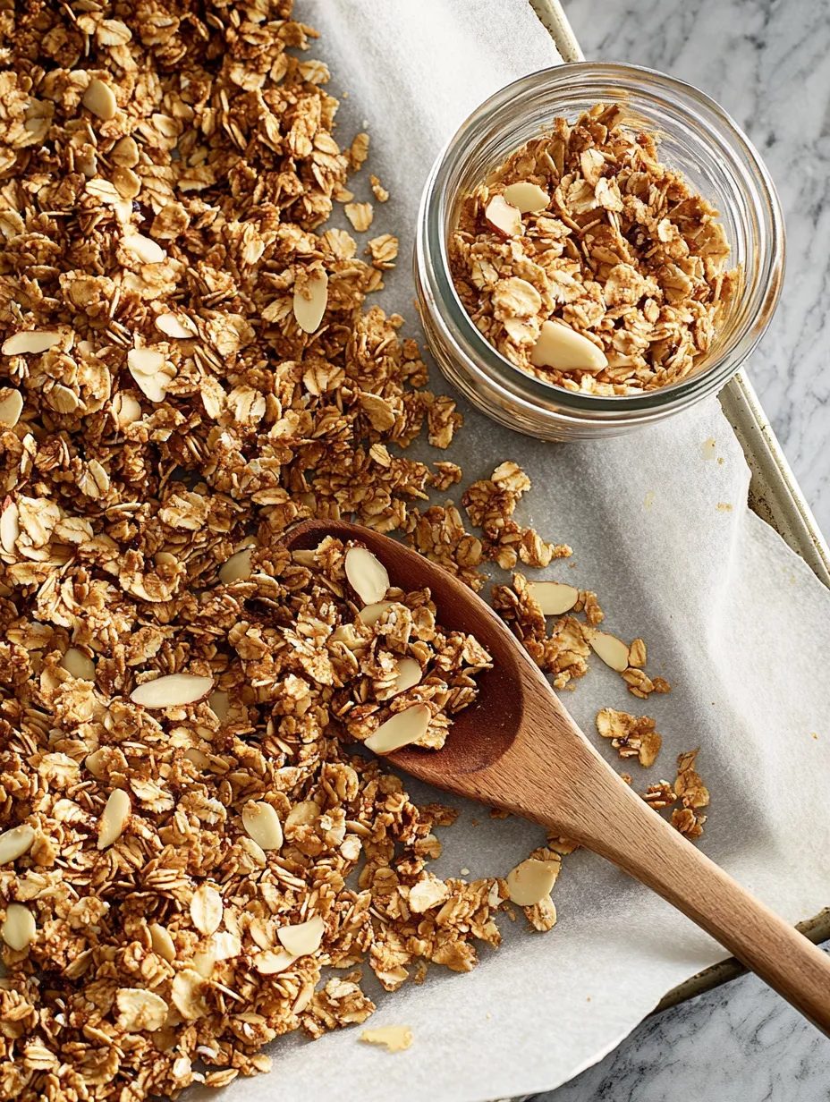 Domowa granola z miodem i kokosem - 25 minut roboty, a słoik pustoszeje szybciej, niż zdążę go schować
