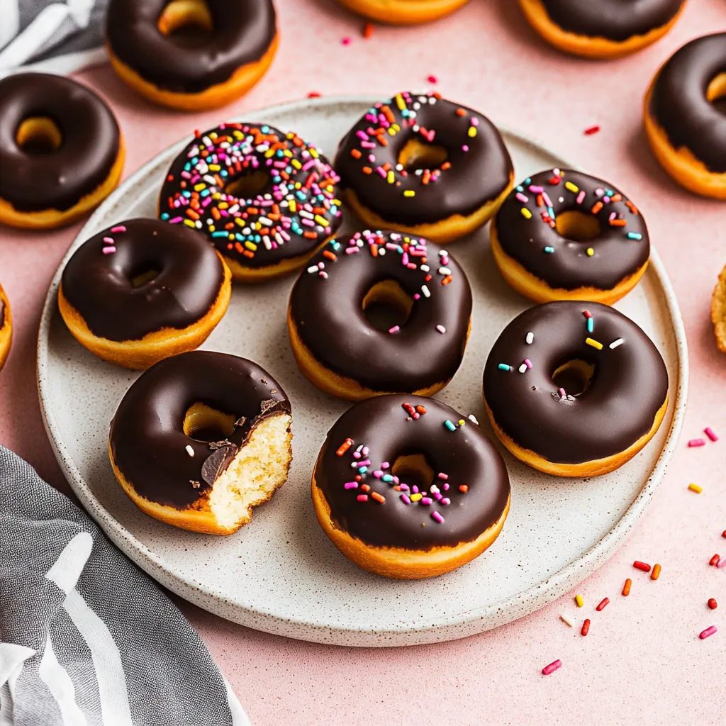 Donuty z donutmakera na kwaśnej śmietanie - pieczone zamiast smażonych, czterdzieści sztuk znika w jedno popołudnie