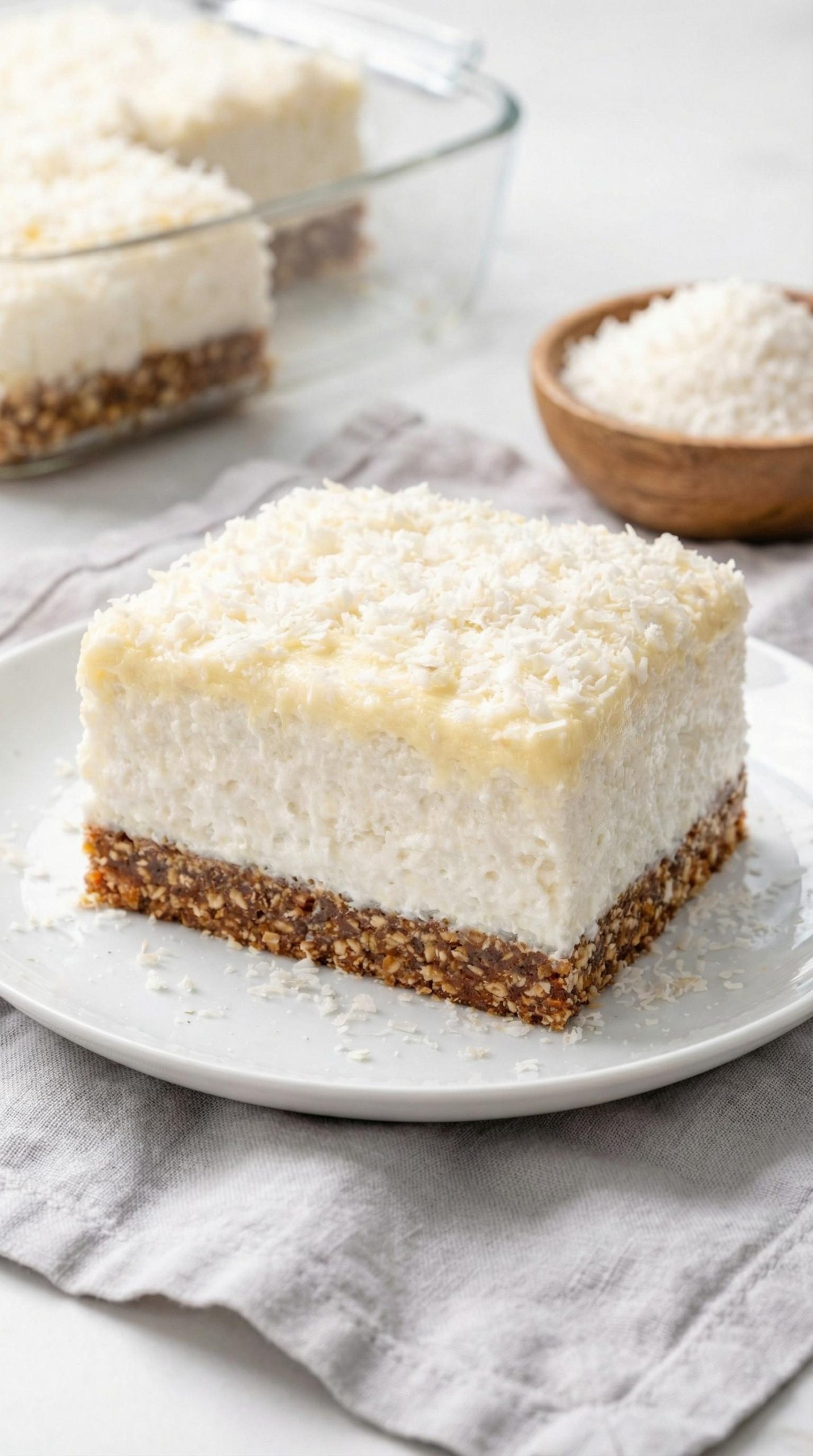 Kremowe ciasto kokosowe bez pieczenia - kruchy spód, masa z mascarpone i białej czekolady, a piekarnik ani razu nie idzie w ruch