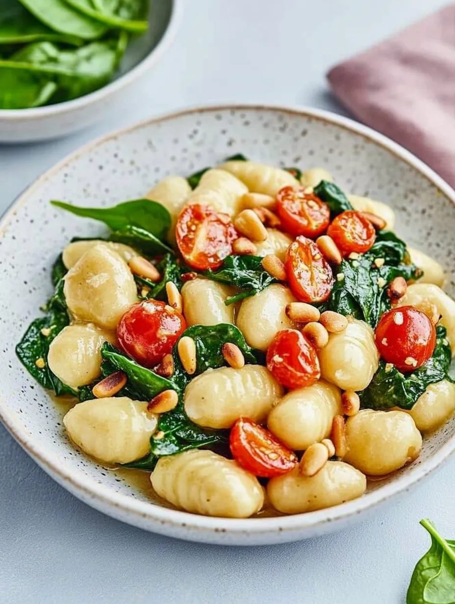 Kremowe gnocchi ze szpinakiem - obiad w 25 minut, po którym talerze wracają wytarte do czysta