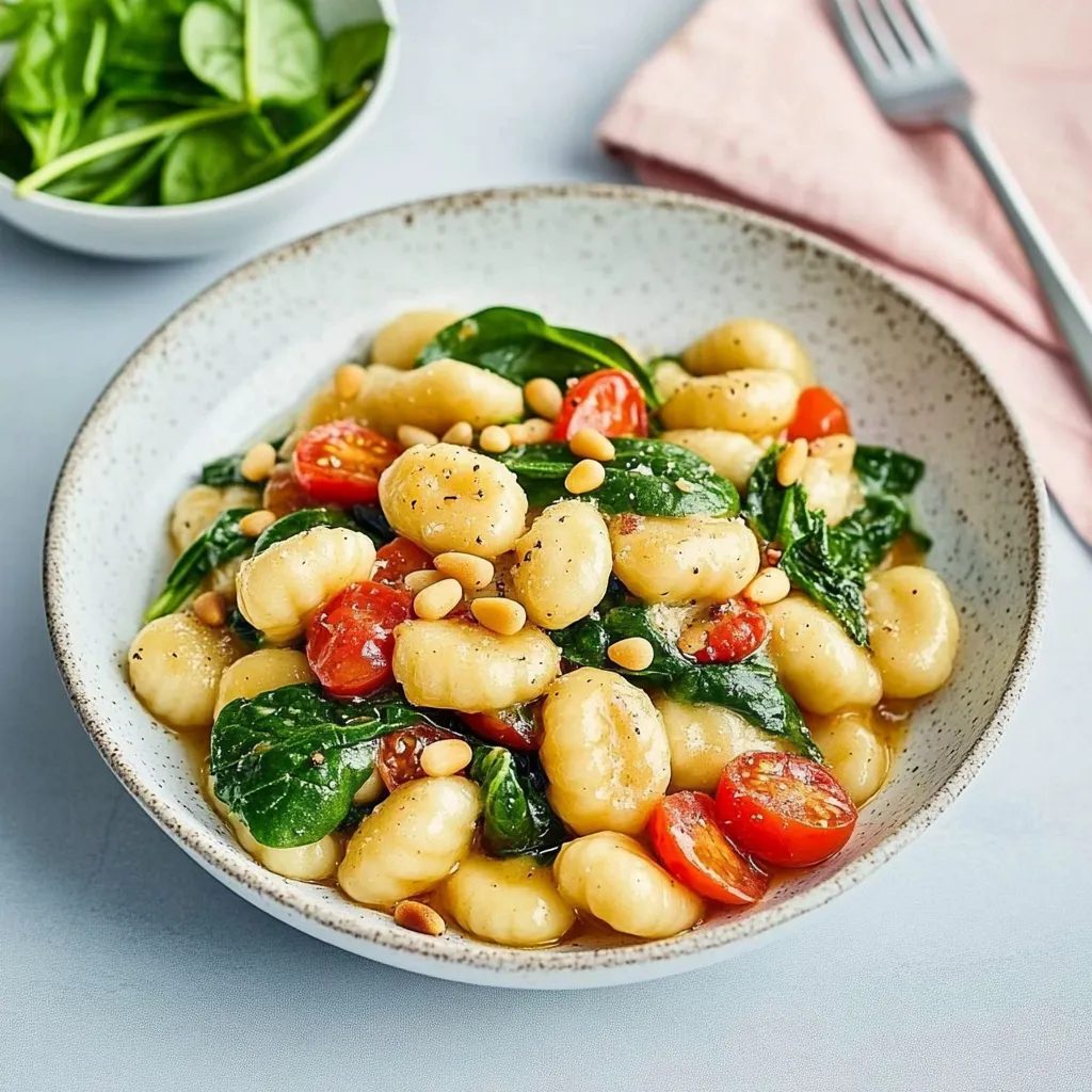 Kremowe gnocchi ze szpinakiem - obiad w 25 minut, po którym talerze wracają wytarte do czysta