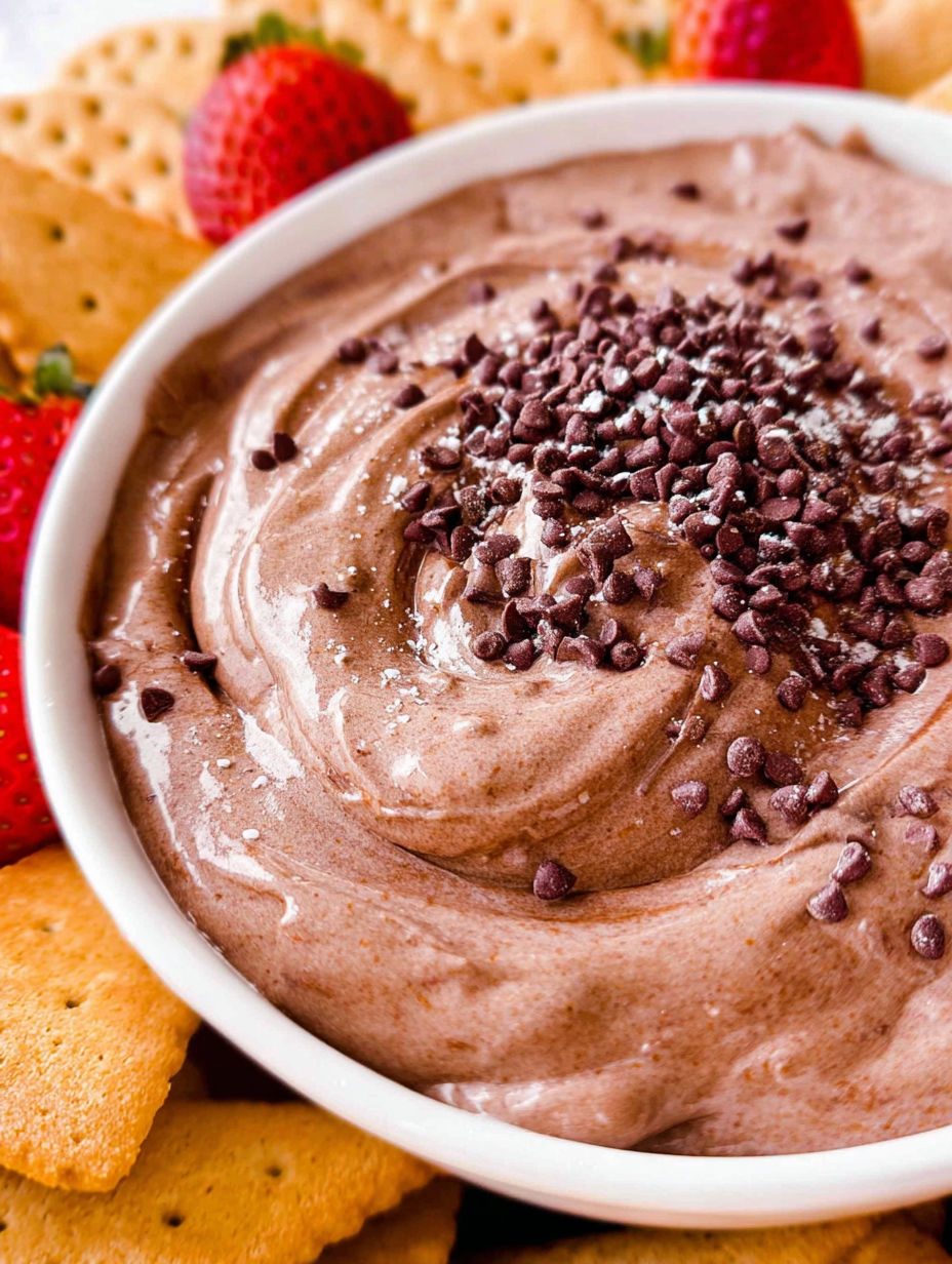 Kremowy dip brownie bez pieczenia - gęsty jak ganache, a miska pustoszeje, zanim zdążę odłożyć łyżkę