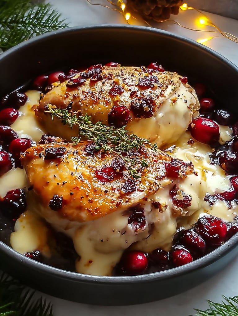Kurczak faszerowany brie i żurawiną pod maślanym panko - robię go na dwie osoby, a wygląda jak z restauracyjnej karty