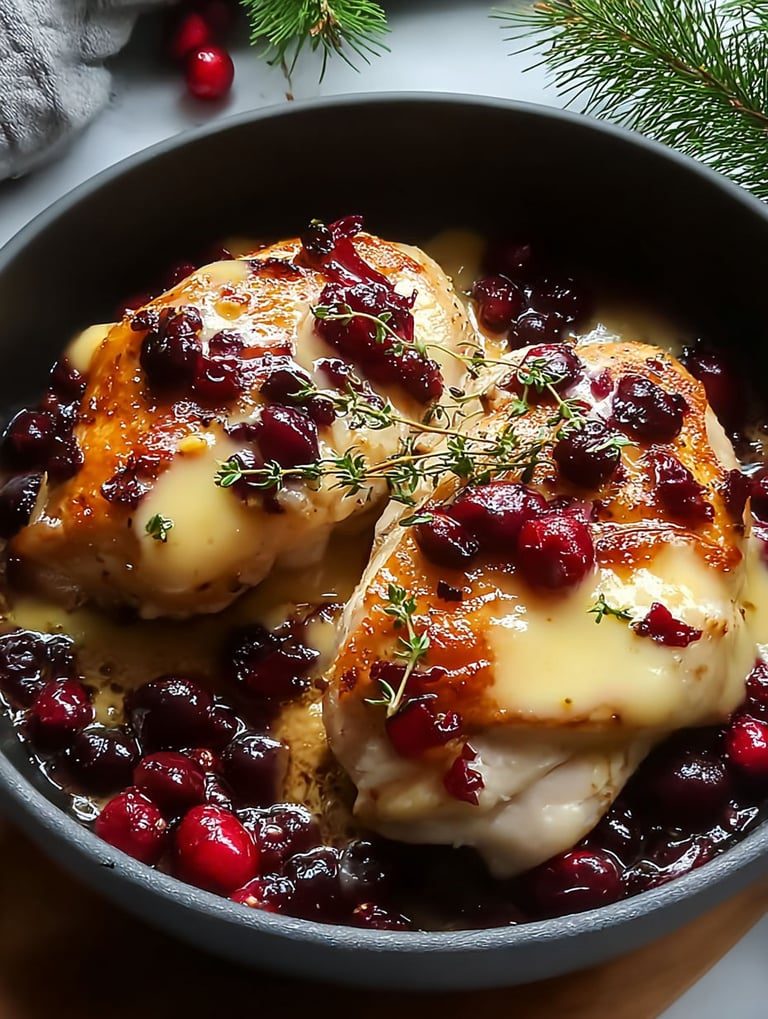 Kurczak faszerowany brie i żurawiną pod maślanym panko - robię go na dwie osoby, a wygląda jak z restauracyjnej karty