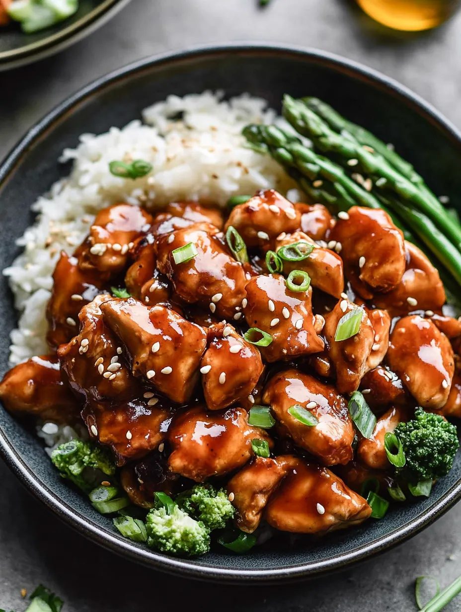Kurczak w słodkim sosie sojowym z imbirem i czosnkiem - dwadzieścia minut na patelni, a sos gęstnieje sam i lśni jak lakier