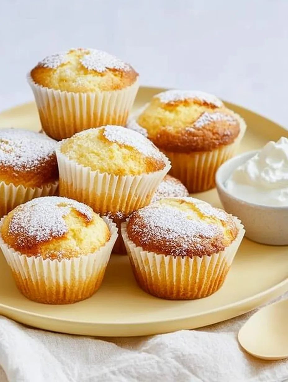 Muffinki cytrynowe z twarogiem - puszyste jak chmurka, a z blachy znikają zanim zdążę je posypać cukrem pudrem