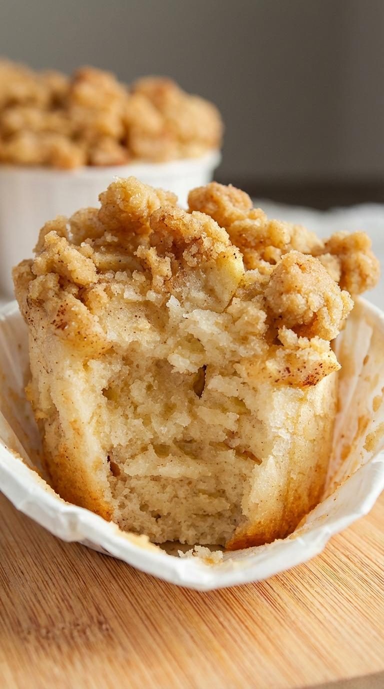 Muffinki jogurtowe z jabłkami i cynamonową kruszonką - wilgotne nawet trzeciego dnia, o ile dotrwają