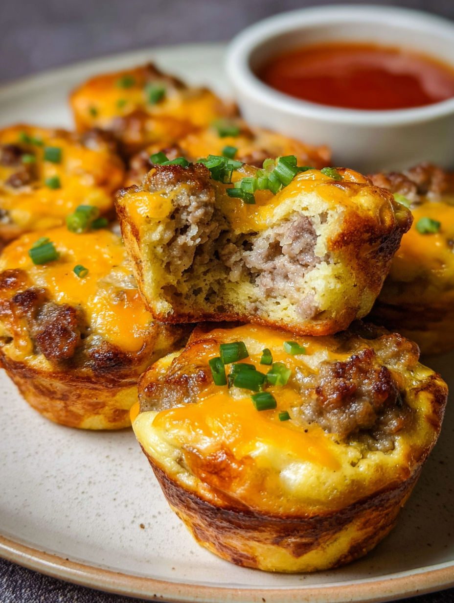 Muffiny z kiełbasą i cheddarem - słone śniadanie z nutą syropu klonowego, które piekę raz i mam spokój na trzy poranki
