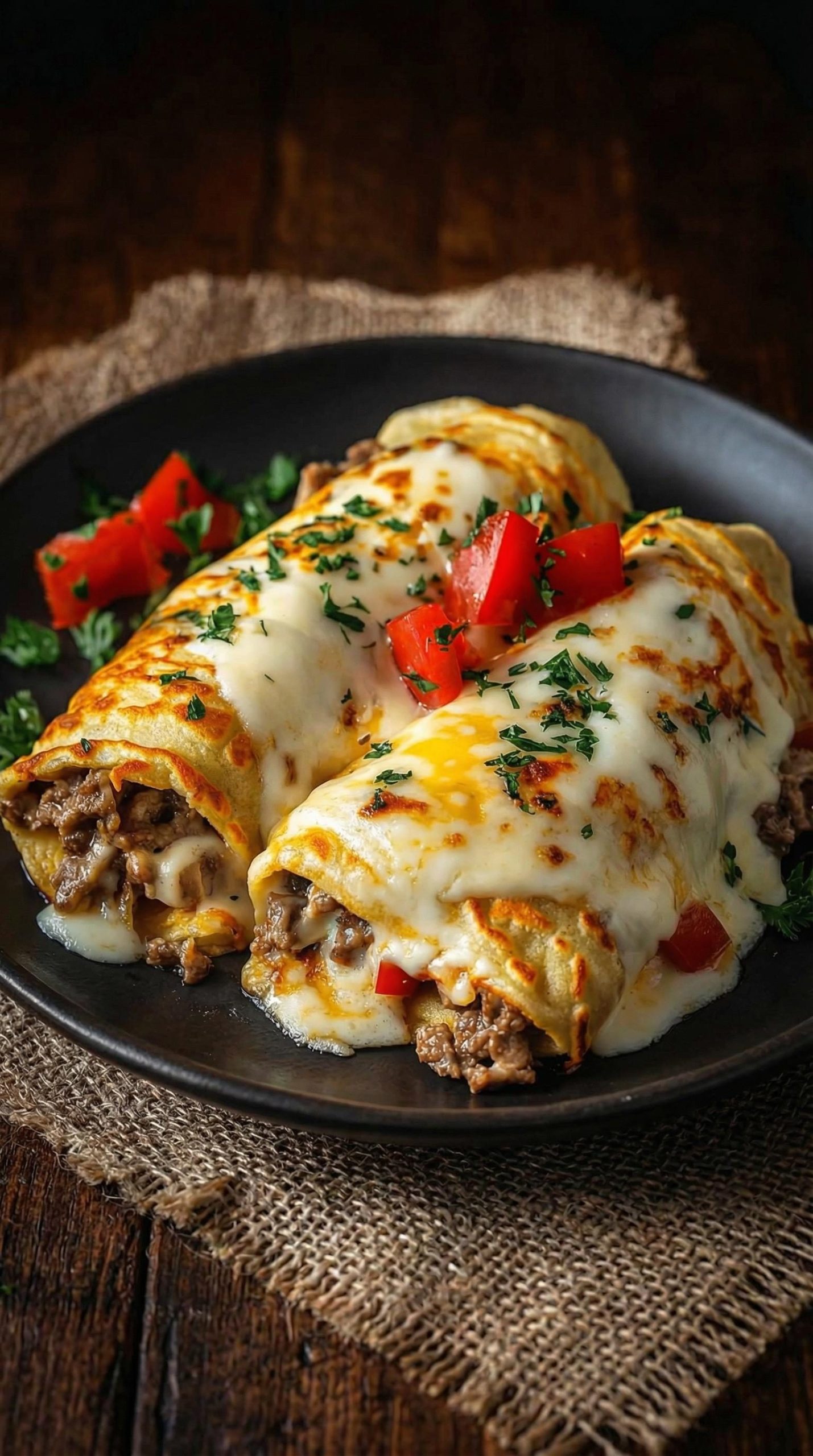 Naleśniki gyros z serem - zapiekane w piekarniku, u mnie w domu znikają szybciej niż zdążę nakryć do stołu