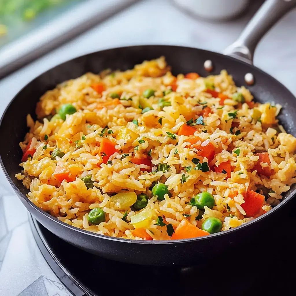 Ryż z warzywami i curry - jedna patelnia, 45 minut i nikt przy stole nie pyta, gdzie mięso