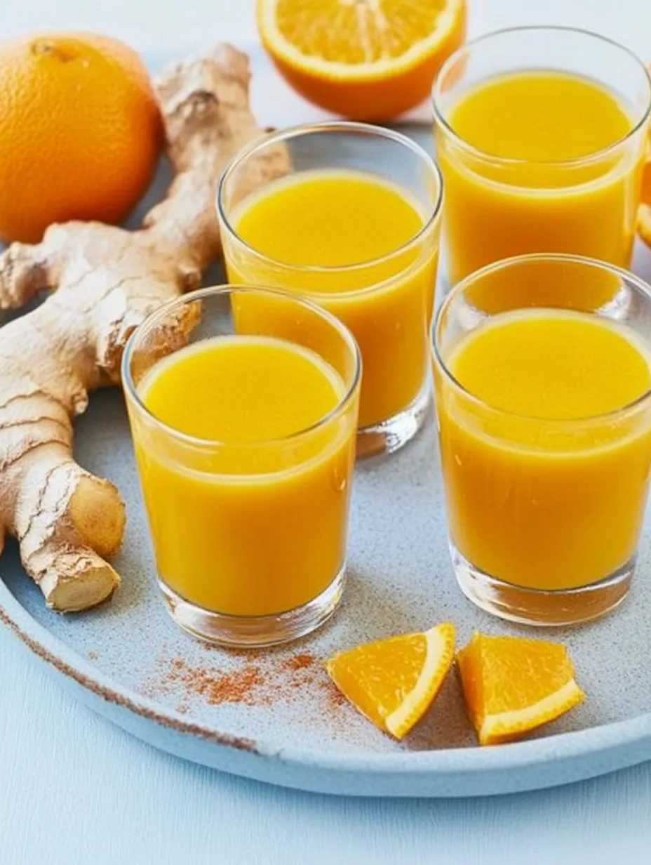 Shot imbirowo-pomarańczowy z kurkumą i miodem - dziesięć minut roboty, a stawia na nogi lepiej niż te drogie buteleczki ze sklepu