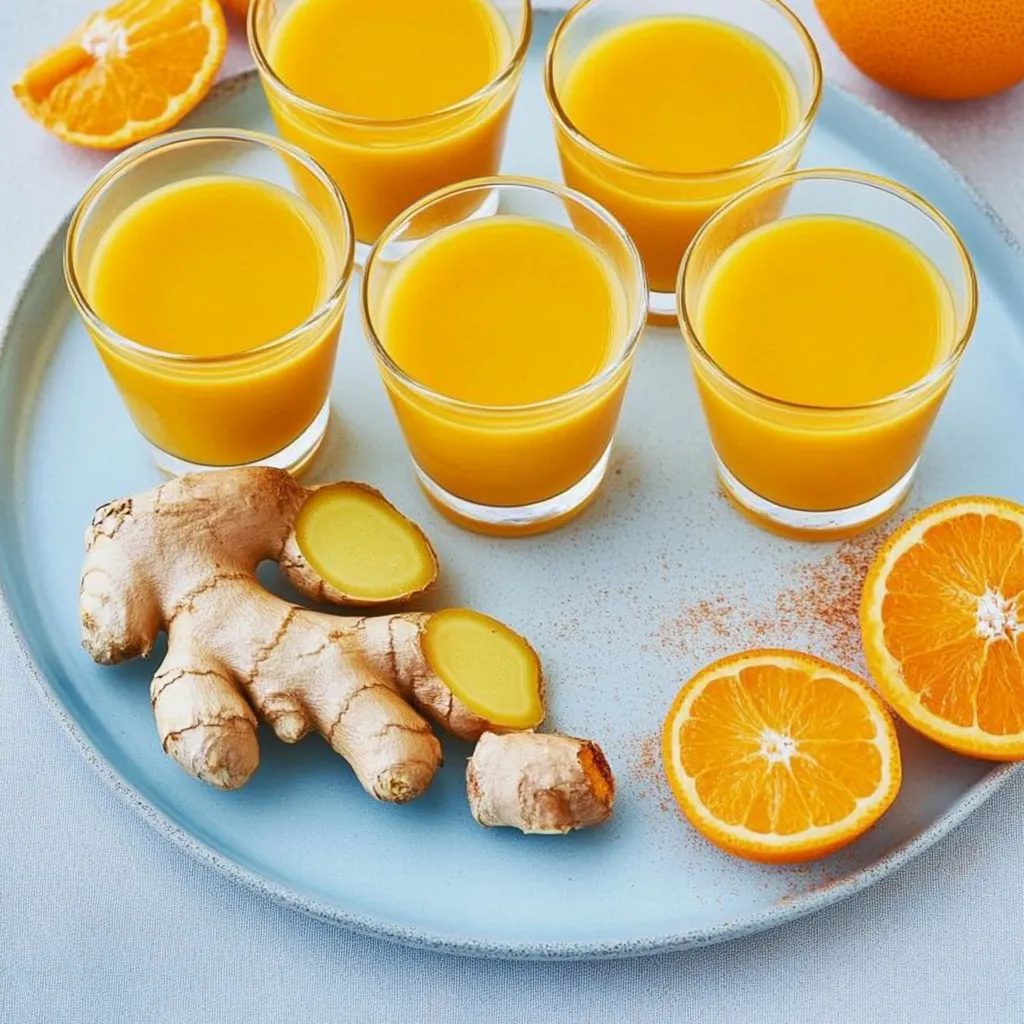 Shot imbirowo-pomarańczowy z kurkumą i miodem - dziesięć minut roboty, a stawia na nogi lepiej niż te drogie buteleczki ze sklepu