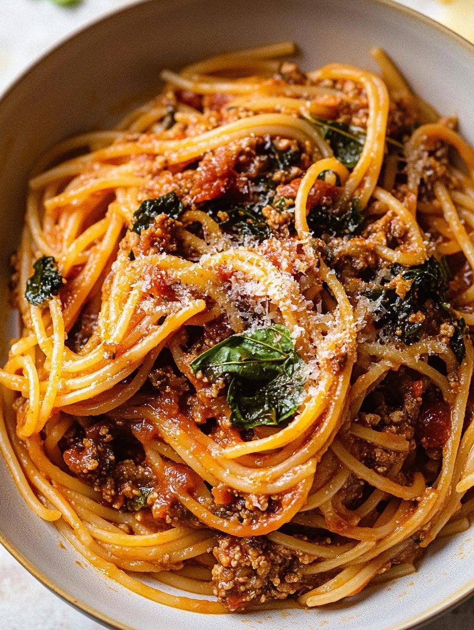 Spaghetti z szybkowaru - makaron gotuje się razem z sosem w jednym garnku, a obiad stoi na stole po dwudziestu minutach