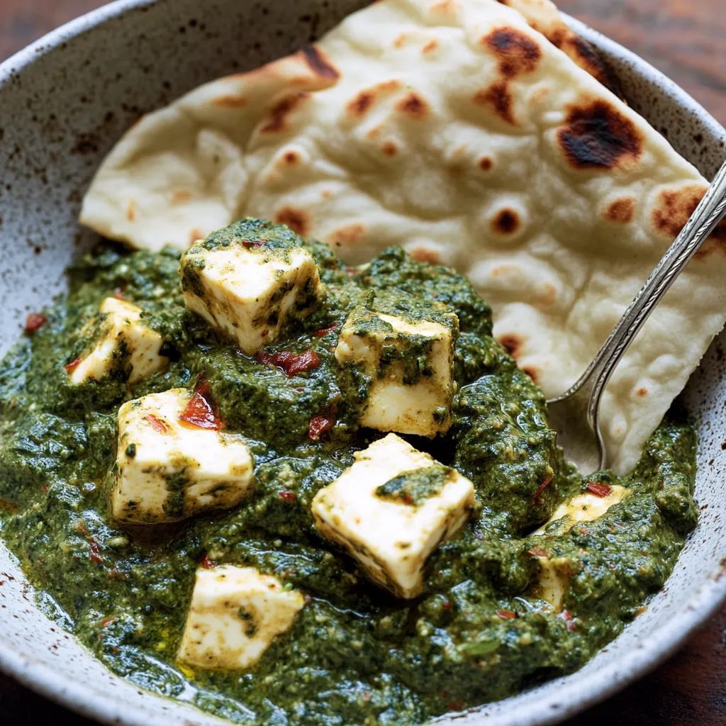 Szpinak z serem paneer po indyjsku - kremowe curry, które robię w pół godziny, gdy nie mam pomysłu na obiad