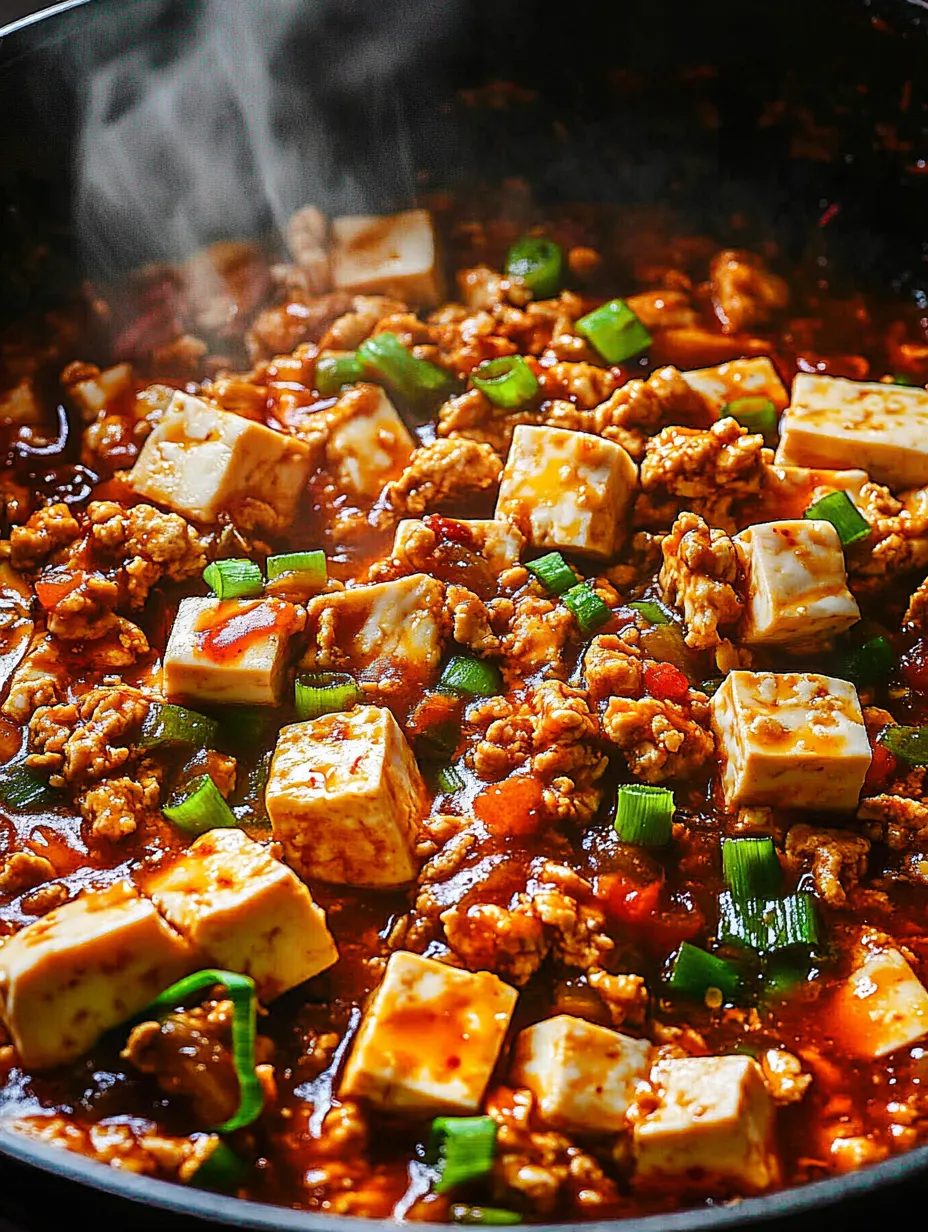 Mapo tofu w dwadzieścia minut - jedwabiste tofu w ostrym sosie, przy którym ryżu zawsze brakuje