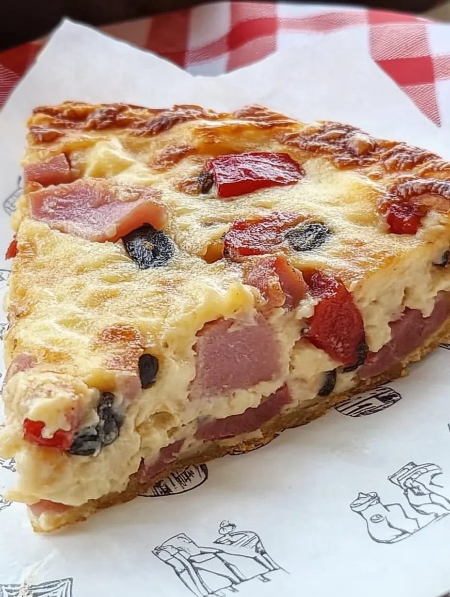 Tort pizzowy z kiełbasą, szynką i pieczarkami - jedno ciasto, godzina i cała blacha przekąski na imprezę