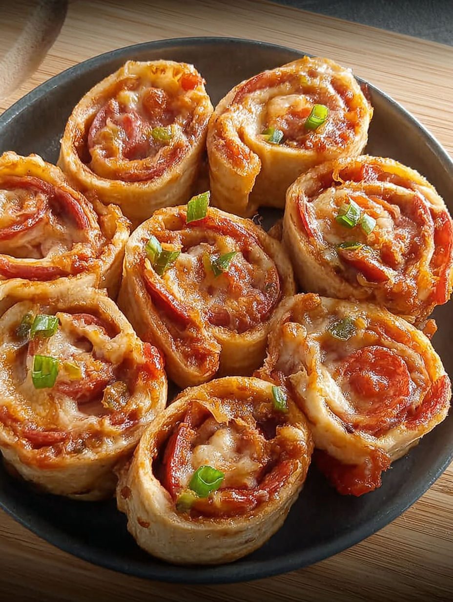 Tortilla rollsy z pepperoni i mozzarellą - pieczone do chrupkości, robię je zawsze, gdy ktoś wpadnie bez zapowiedzi